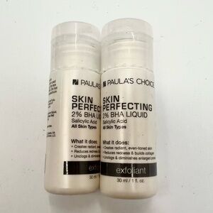 2 x Paula's Choice Skin Perfecting 2% BHA Liquid Exfoliant  1 oz Brand new